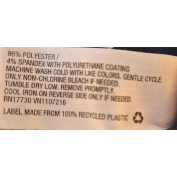 Ava & Viv Women 1x Black Comfort Stretch Faux Leather Legging - Picture 6 of 6